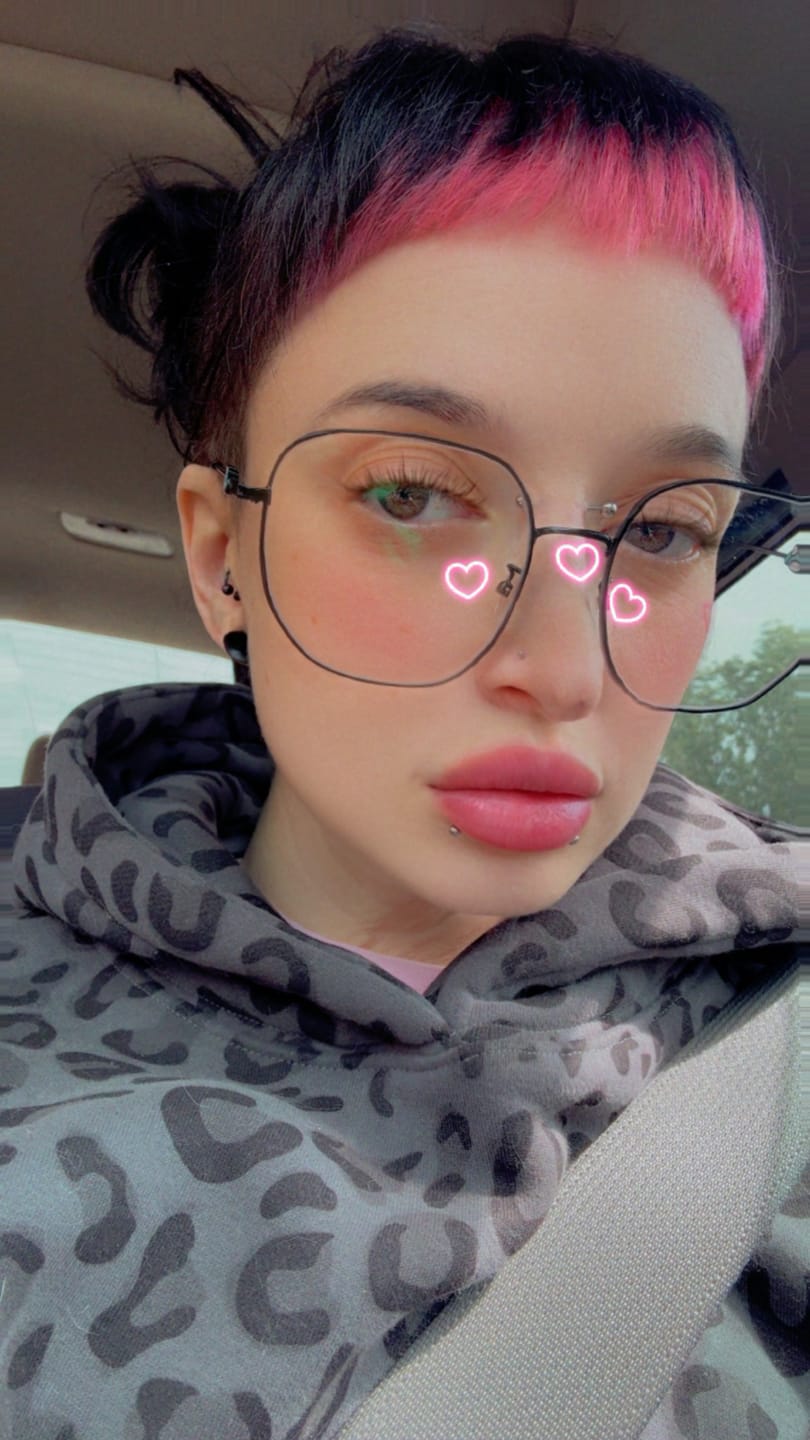 Customer photo review of Melly Eyeglasses