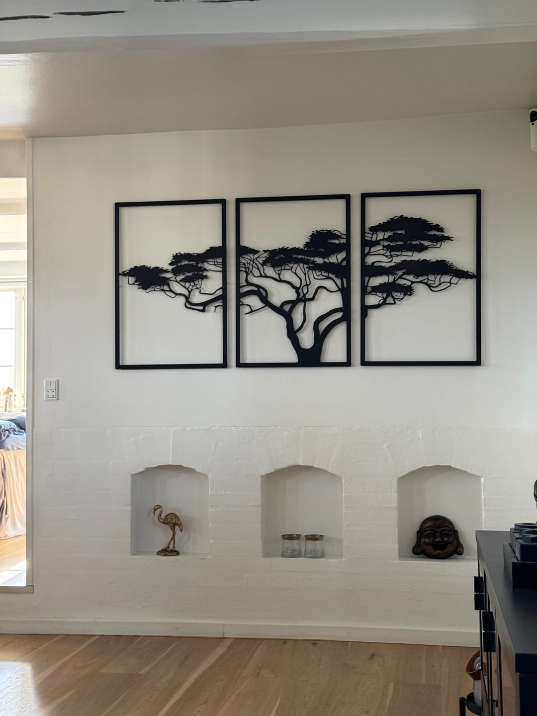 Customer photo review of Décoration murale en métal noir - Arbre de vie Africain
