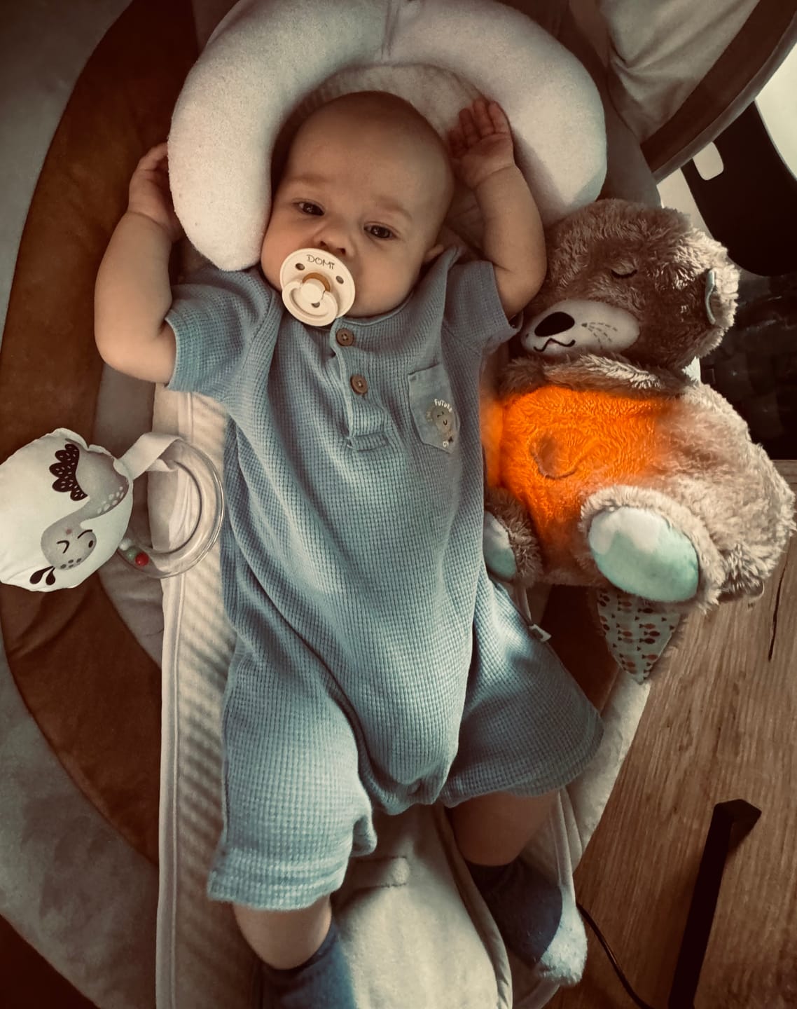 Customer photo review of Névre szóló BIBS Colour cumi - krémfehér