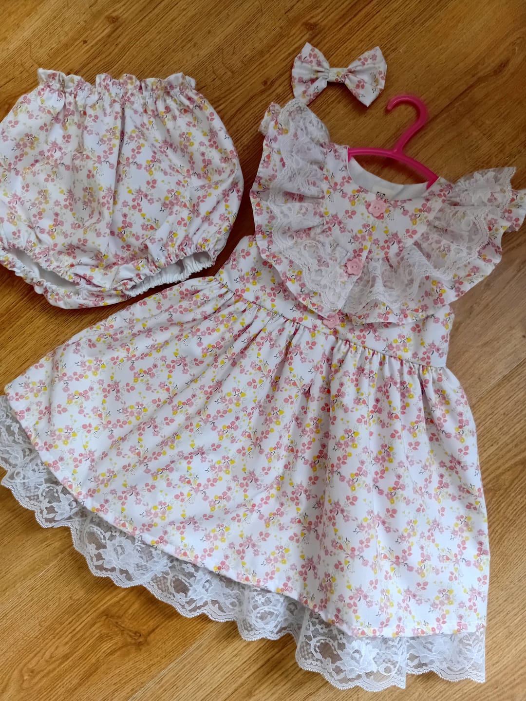 Customer photo review of Heirloom Blossom Polycotton Fabric