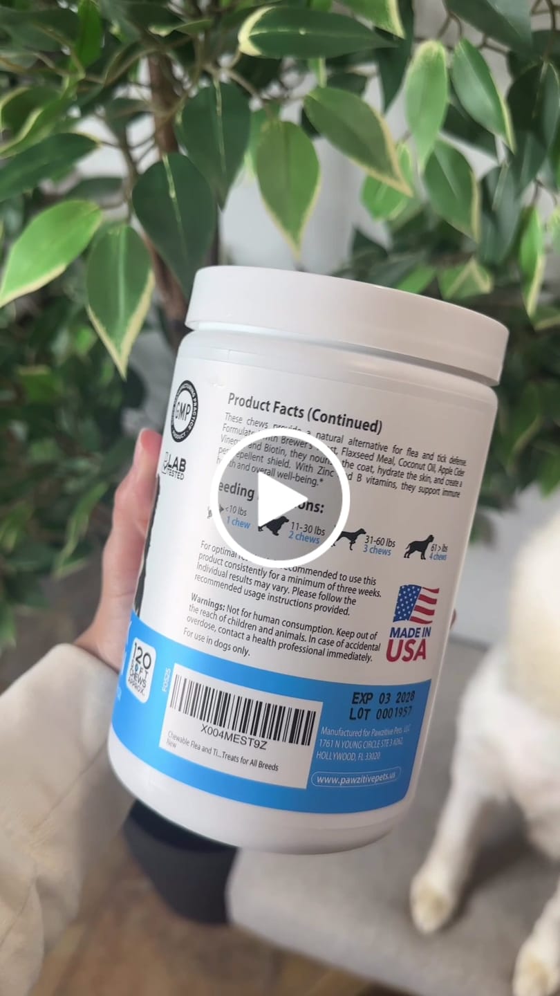 Customer video review of Flea and Tick Prevention for Dogs – 120 Soft Chews