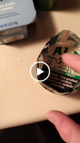 Customer photo review of Tropical Fruit Nicotine Pouches
