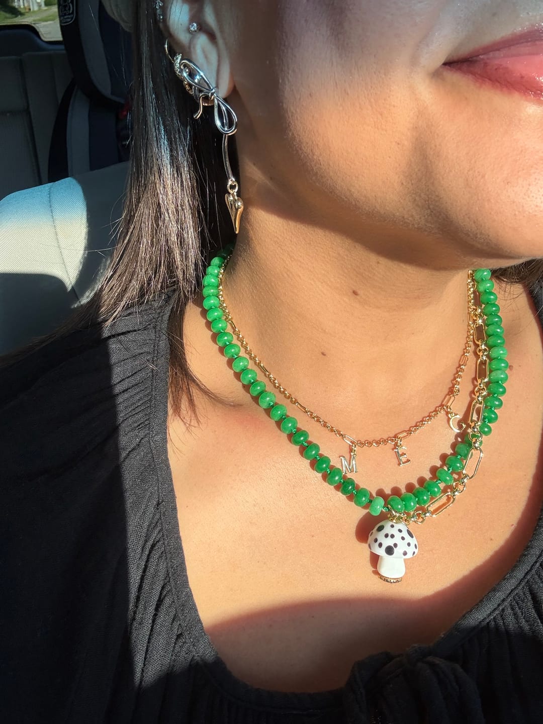 Customer photo review of 9 Charm Necklace Bundle (Pick Your Charms TT LIVE)