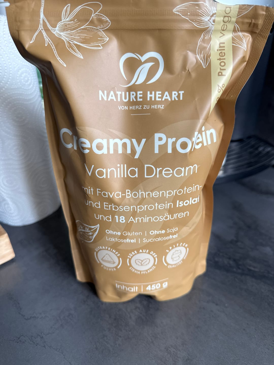 Customer photo review of Creamy Protein Vanilla Dream
