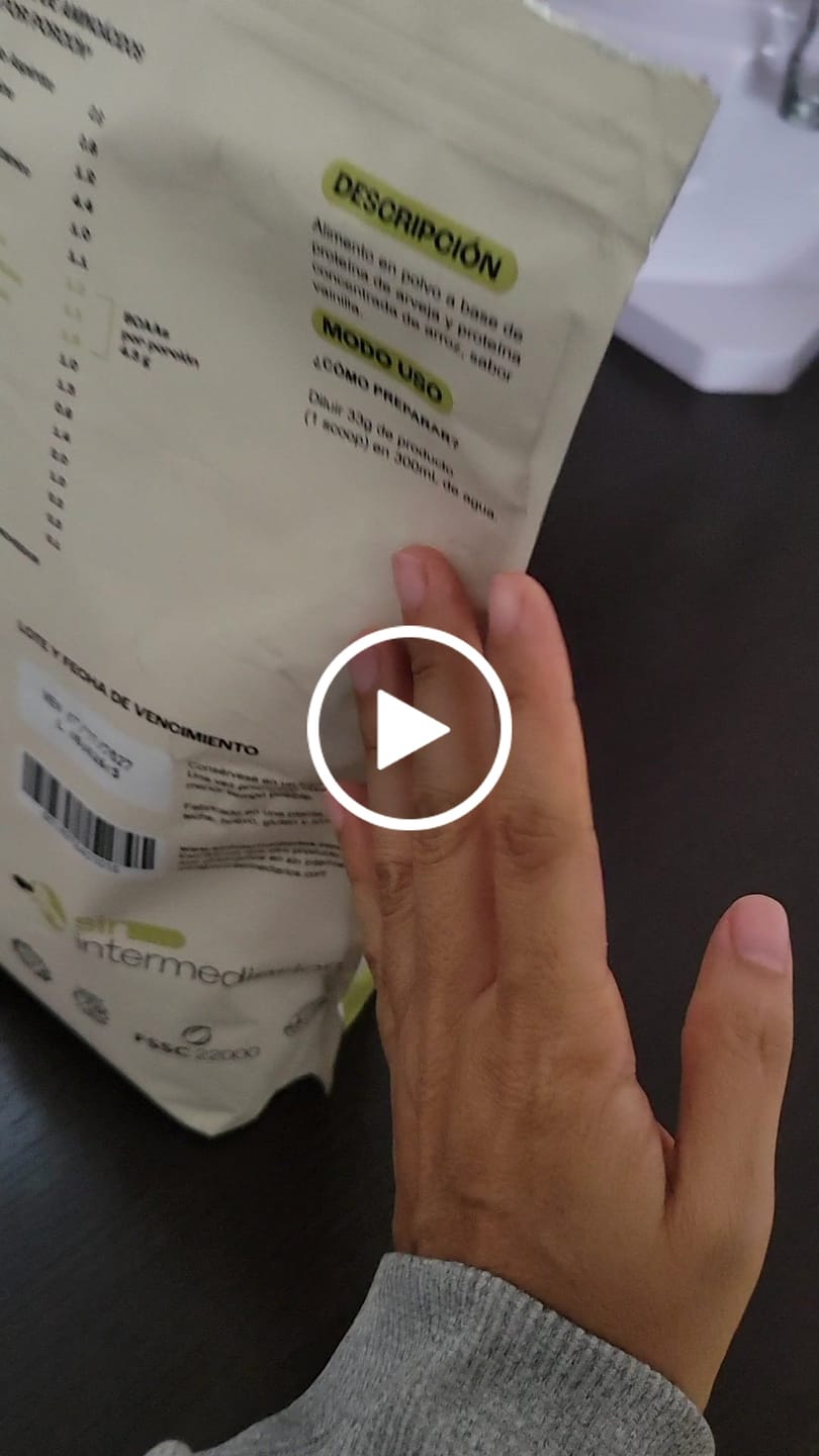 Customer video review of Proteína Vegana
