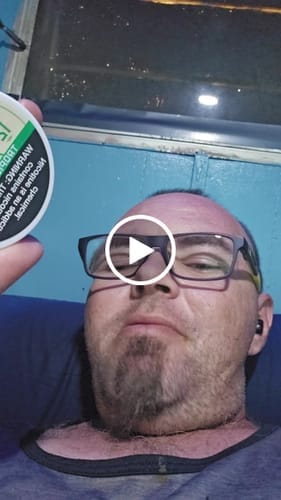 Customer photo review of Tropical Fruit Nicotine Pouches