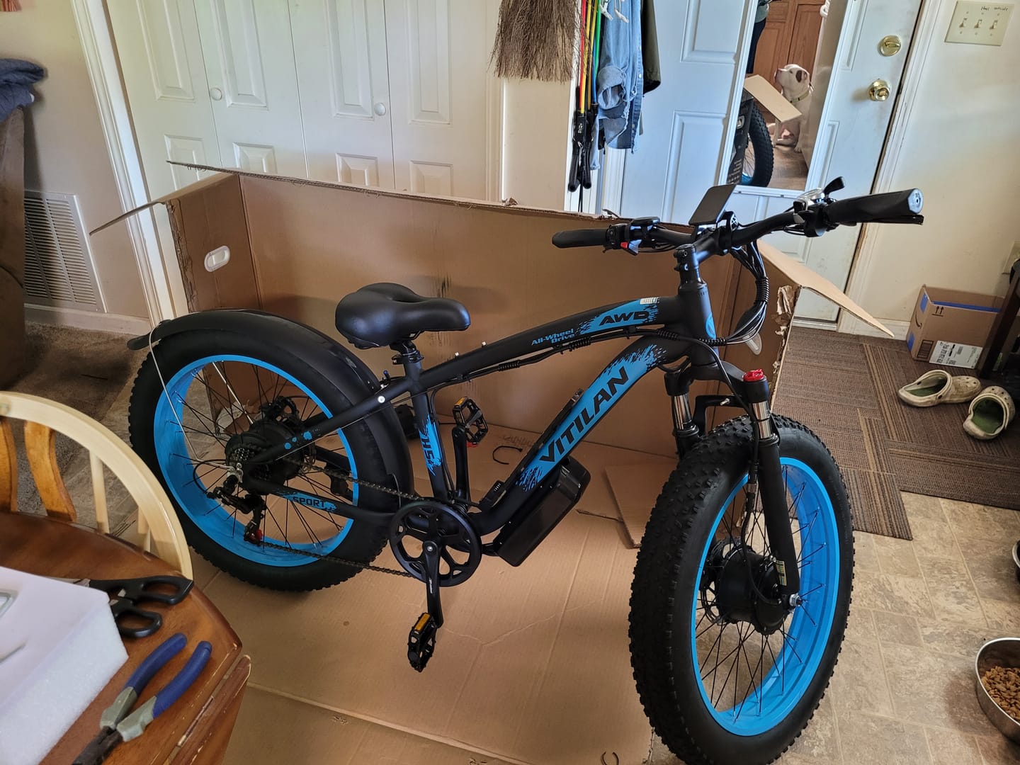 Customer photo review of Vitilan H5 Dual Motor Fat Tire Electric Bike