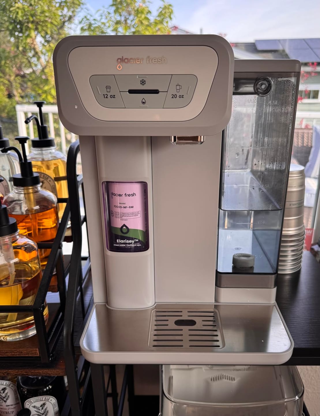 Customer photo review of GlacierFresh Coolon Countertop Cold Water Dispenser | Advanced Nano-Filtration & Instant Chilling