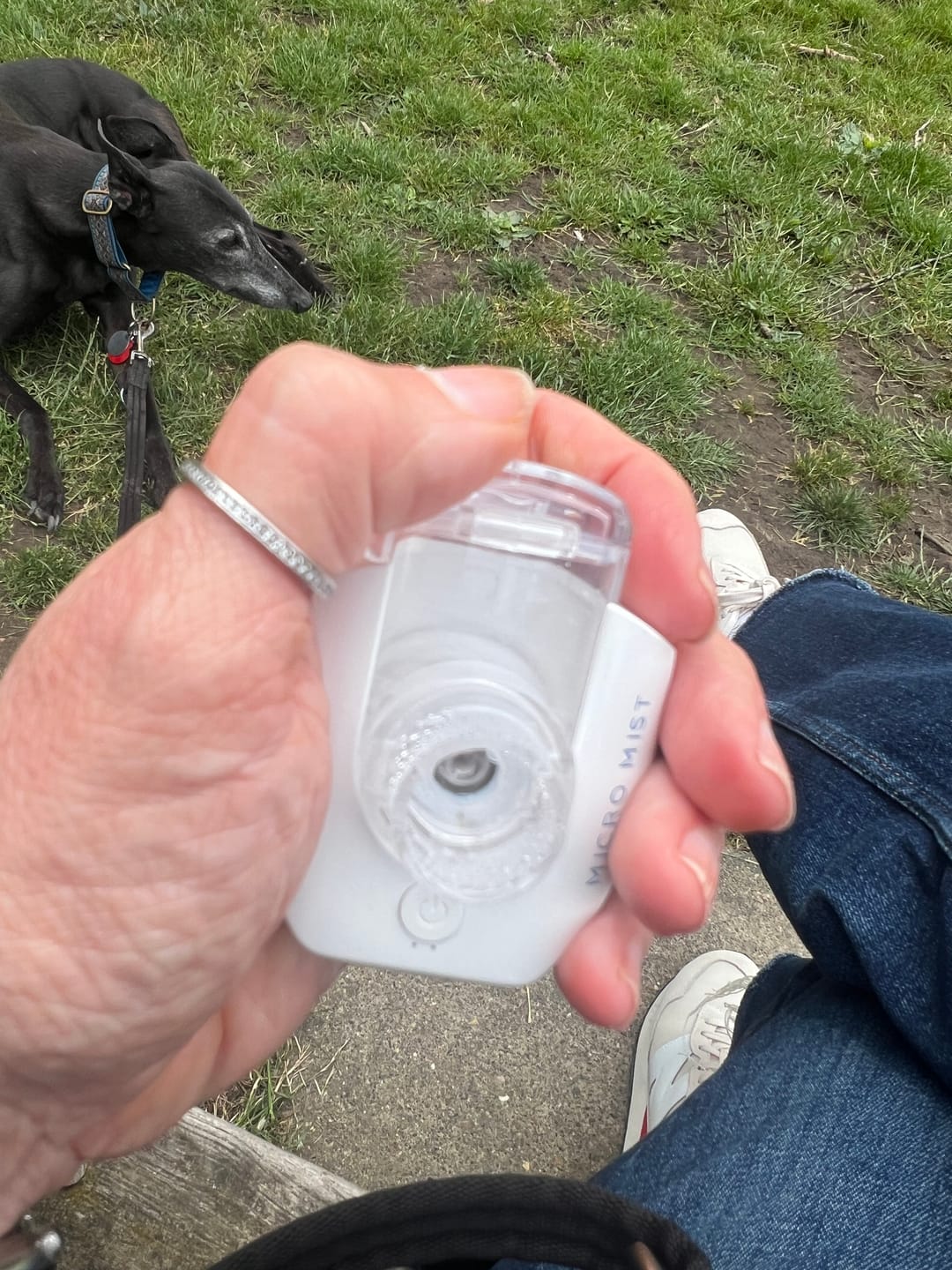 Customer photo review of Micro Mist Pro Portable Nebulizer