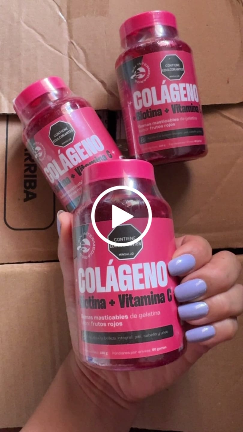 Customer video review of Gomas con Colageno + Biotina + Vitamina C