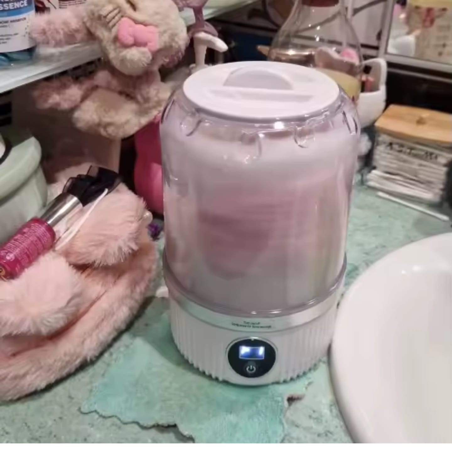 Customer photo review of Velora™ Mini Lavadora Eléctrica Portátil