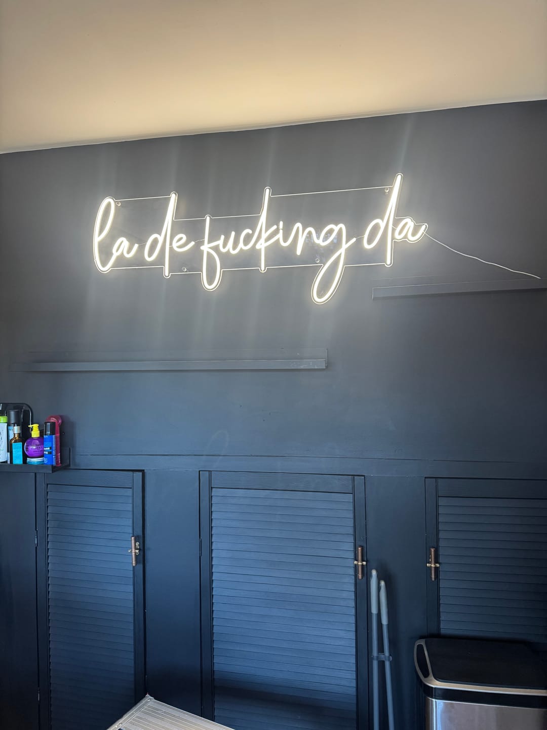 Customer photo review of Custom Neon: la de fucking d...