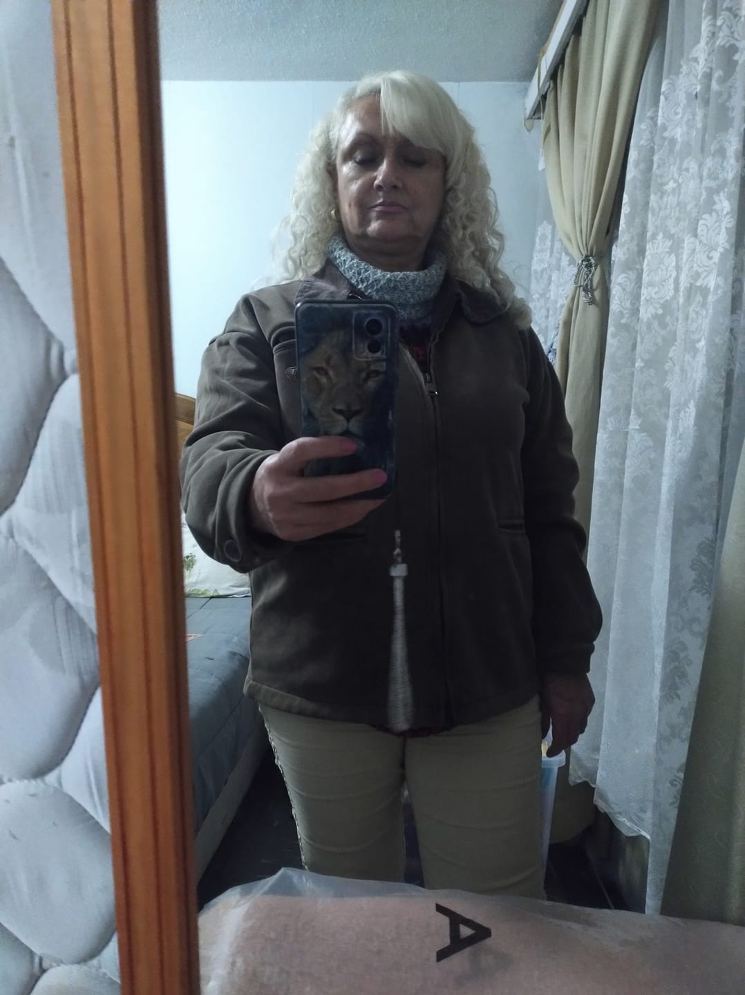 Customer photo review of Chaqueta Afranelada con Cierre