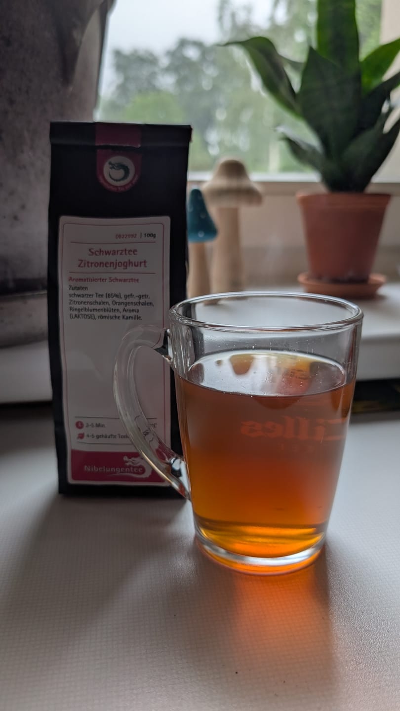Customer photo review of Schwarztee Zitronenjoghurt