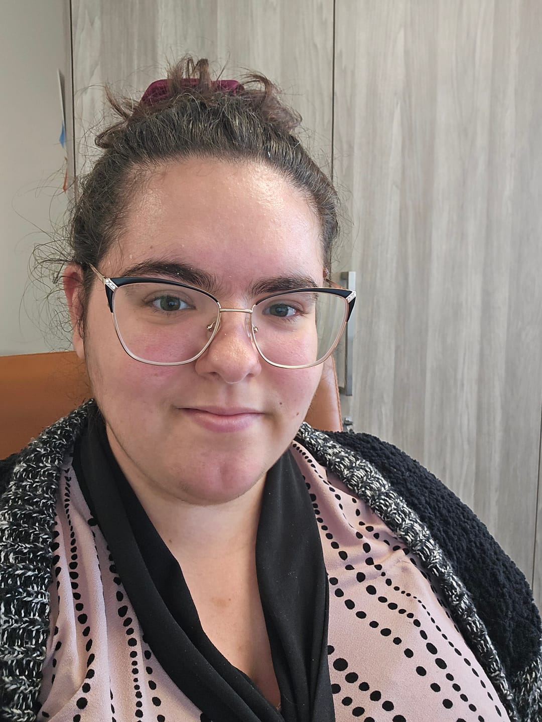 Customer photo review of Alicia Eyeglasses