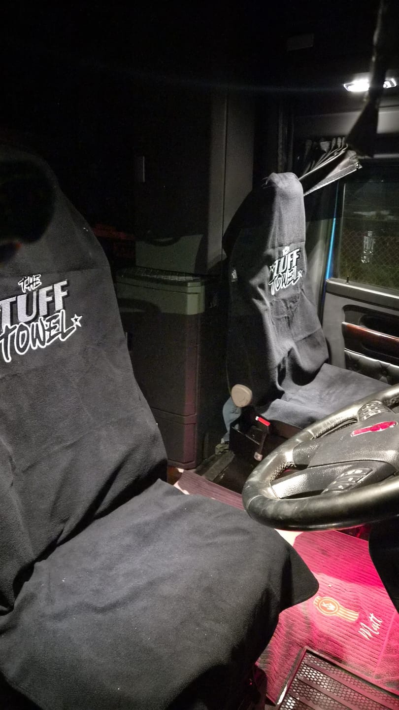 Customer photo review of Waterproof Car Towel Seat Cover - The OG
