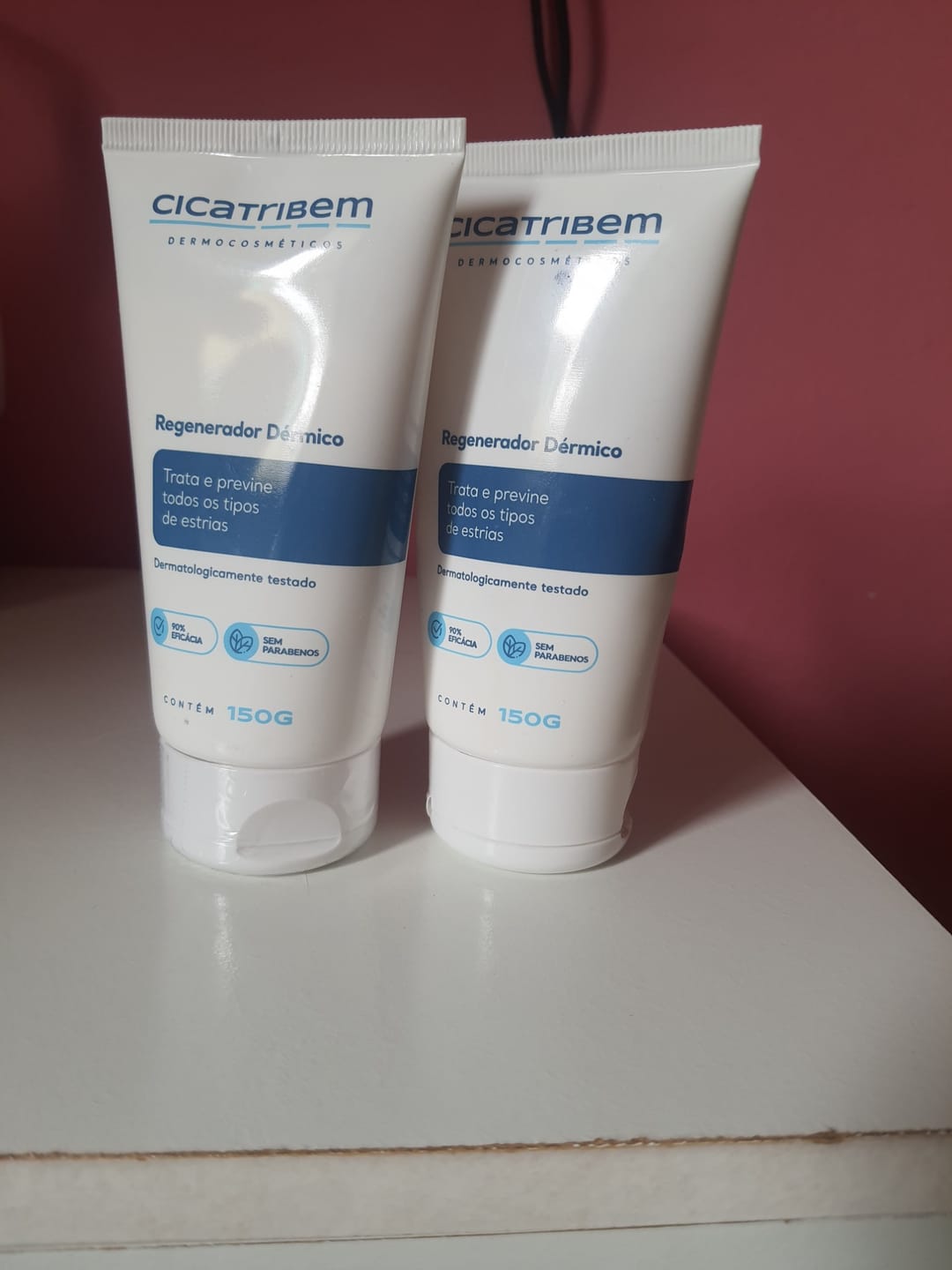 Customer photo review of Creme Antiestrias Regenerador Dérmico