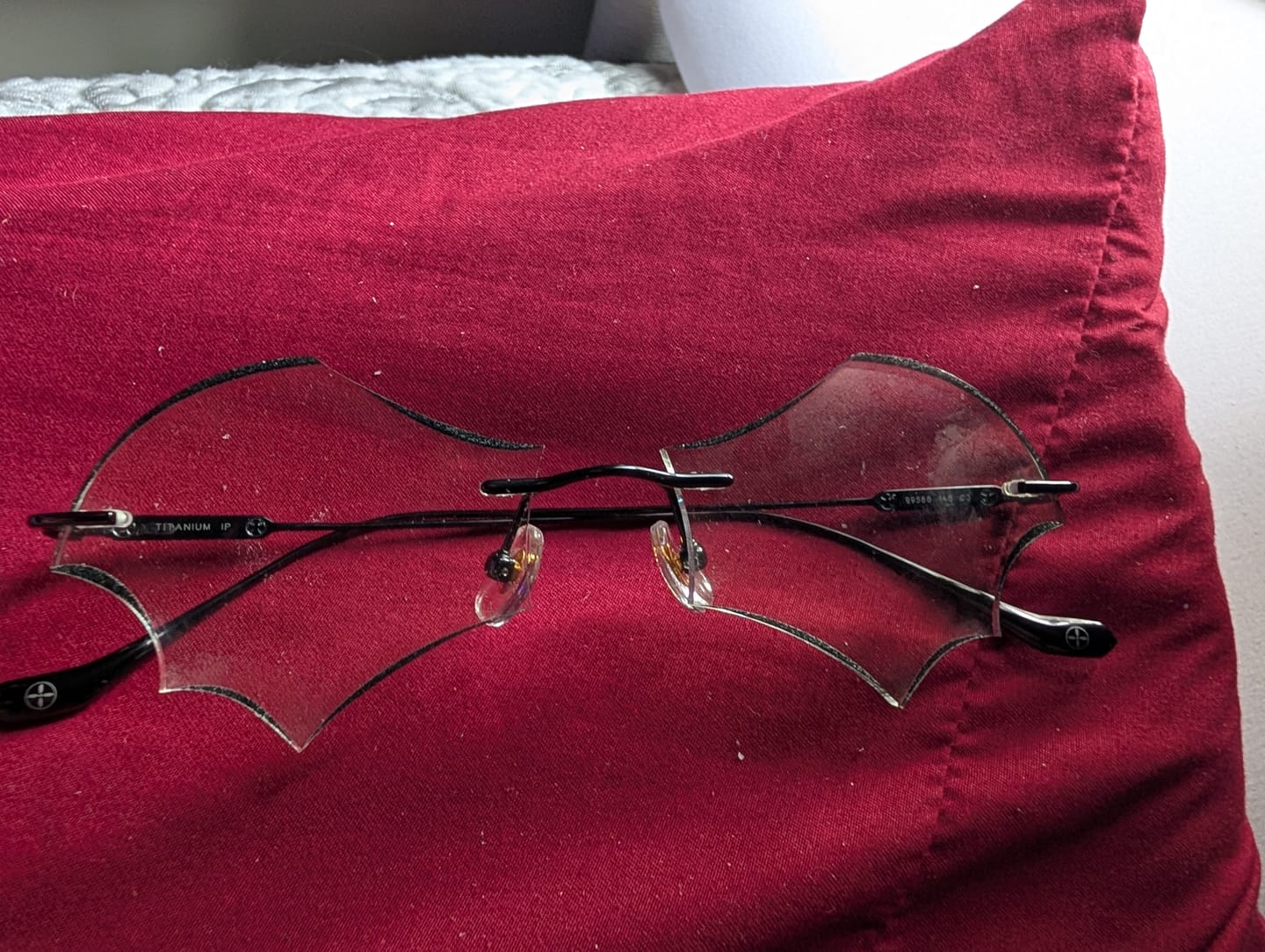 Customer photo review of Batty Eyeglasses