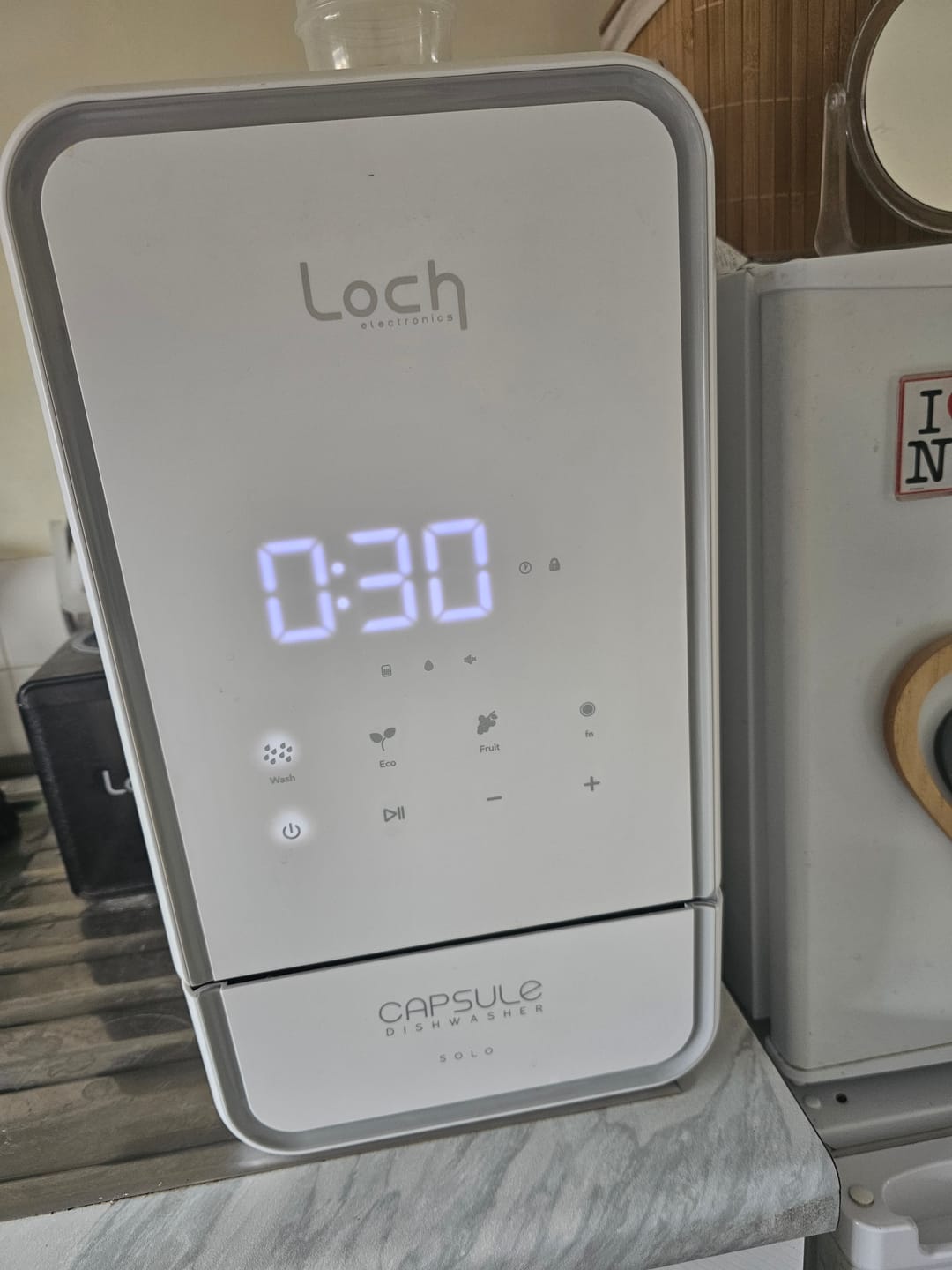 Customer photo review of Capsule Solo Dishwasher