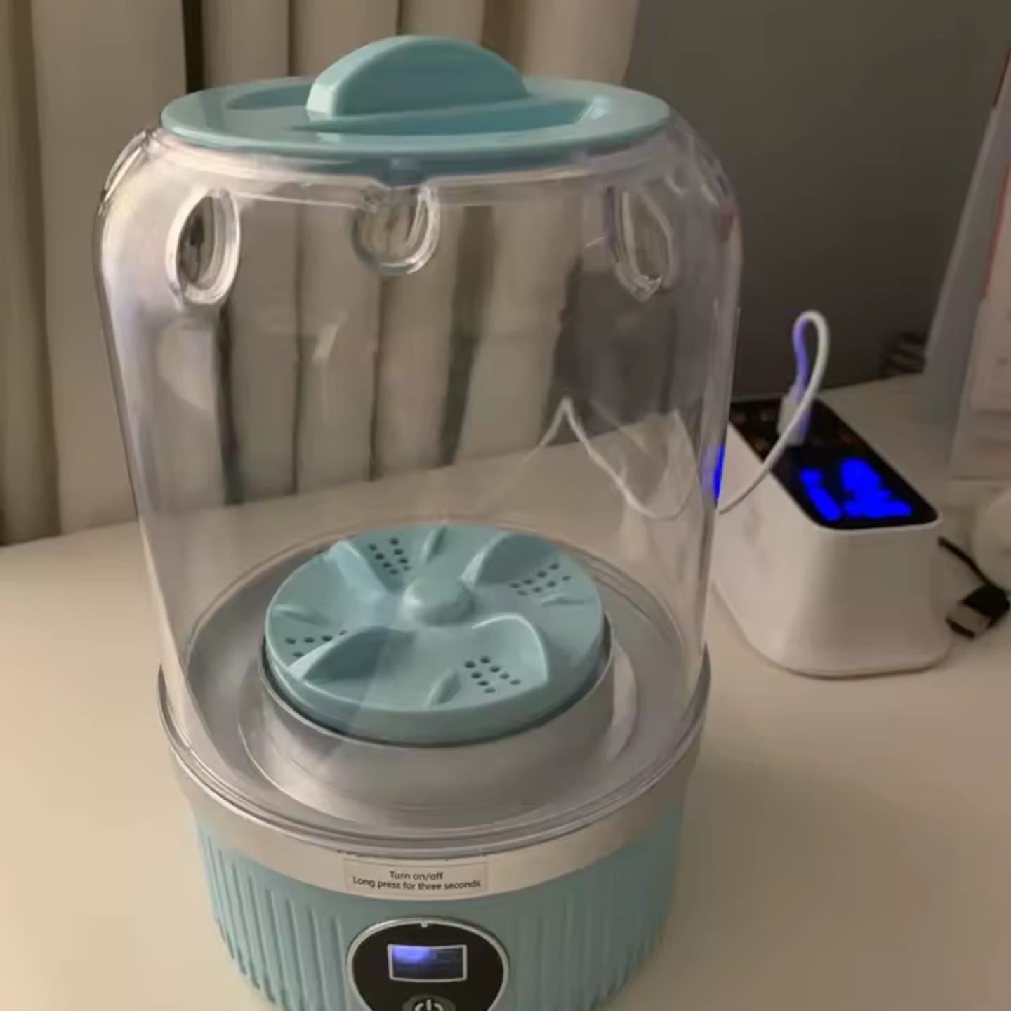 Customer photo review of Velora™ Mini Lavadora Eléctrica Portátil