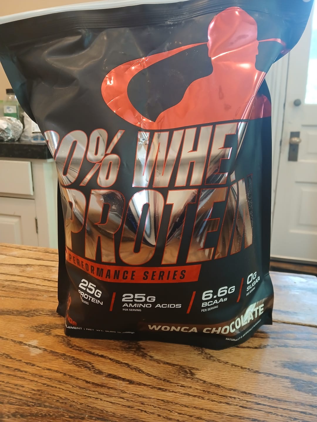 Customer photo review of 100% Whey Protein Powder