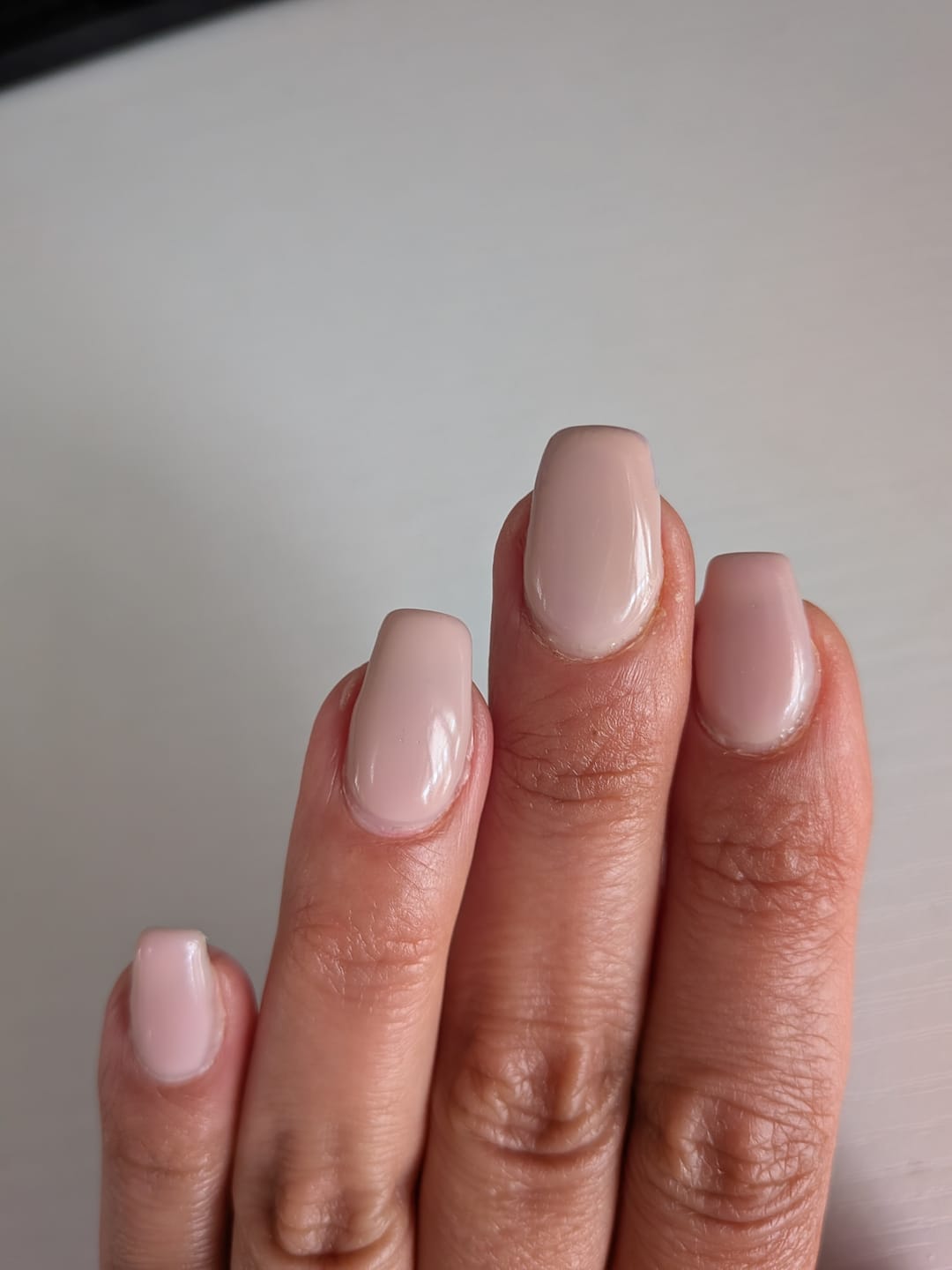 Customer photo review of Semilac Nail Power Therapy 5in1 Recovery Nude Nail Conditioner 7 ml