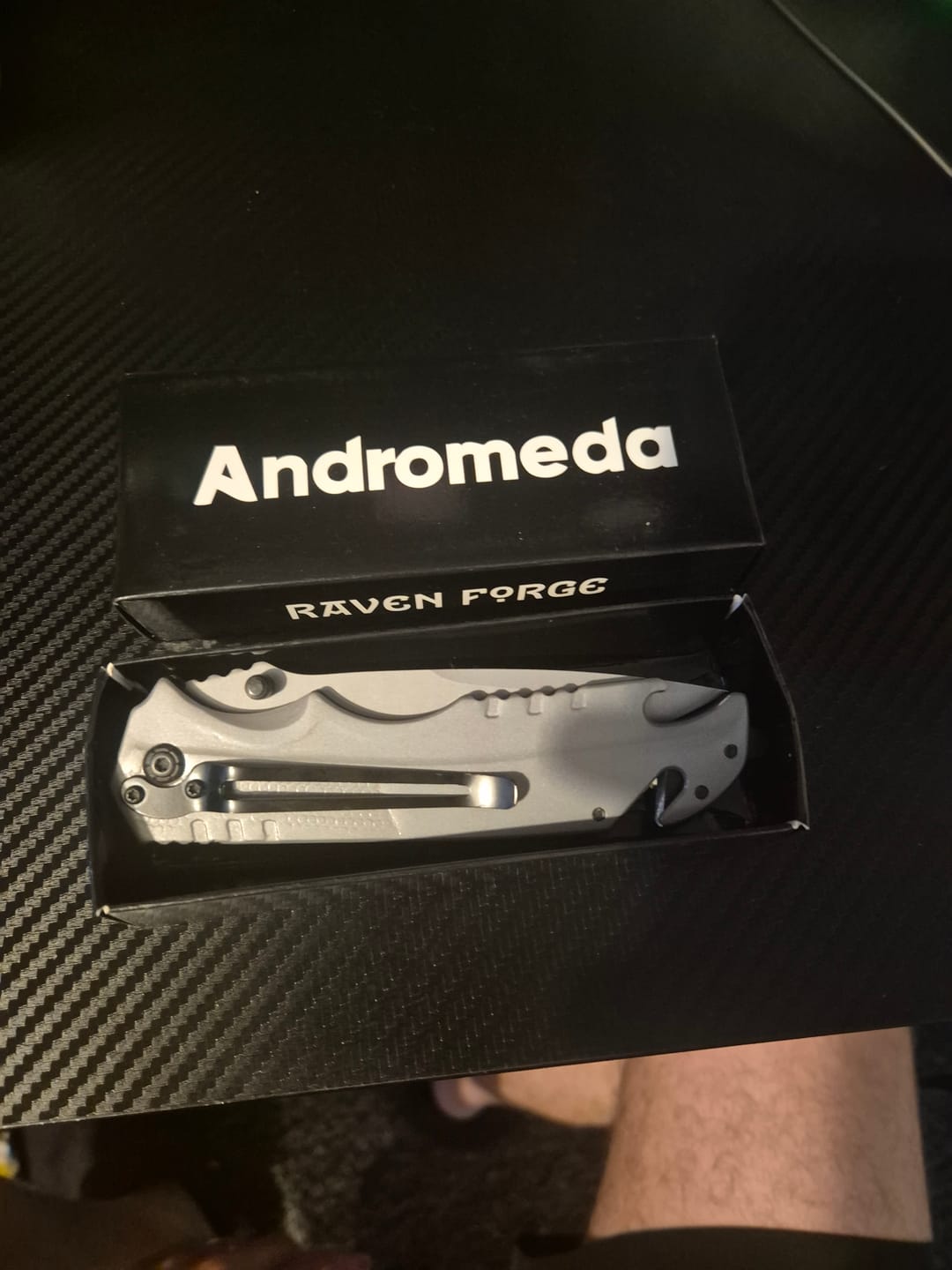 Customer photo review of Mystery Folding Knife