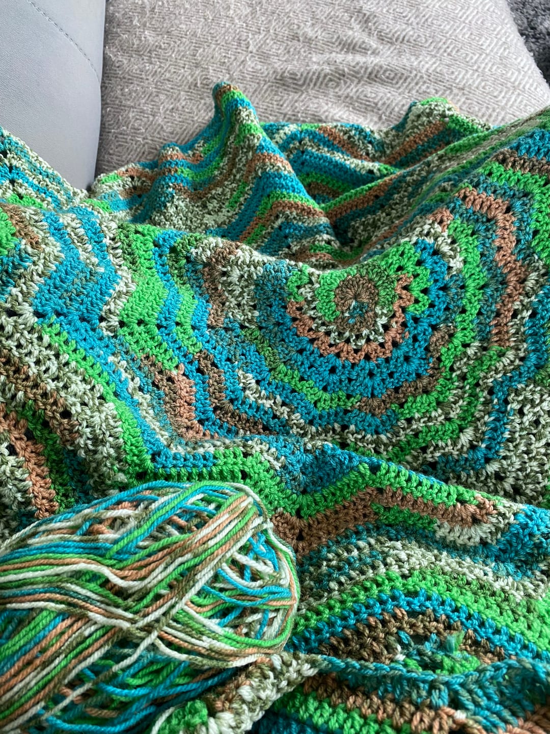 Customer photo review of YarnArt Crazy Color