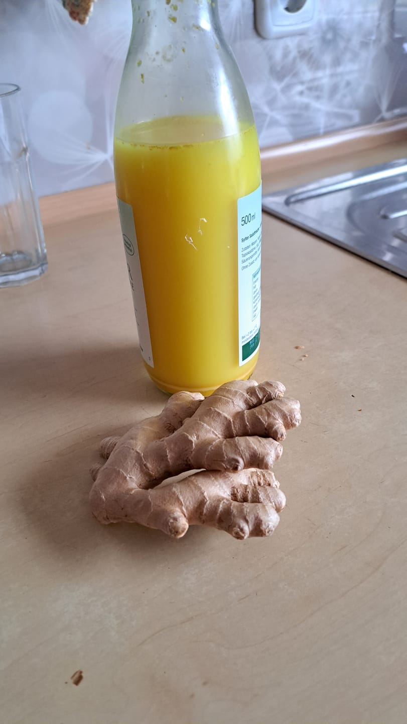 Customer photo review of Ingwer Bio aus Peru mit Schale verwertbar!