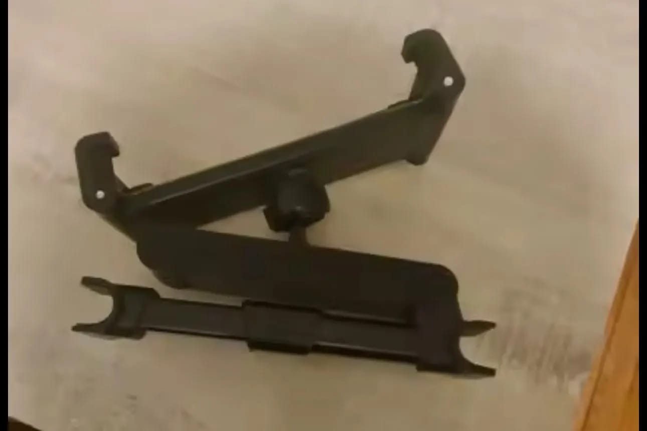 Customer photo review of Tablet Car Mount Holder