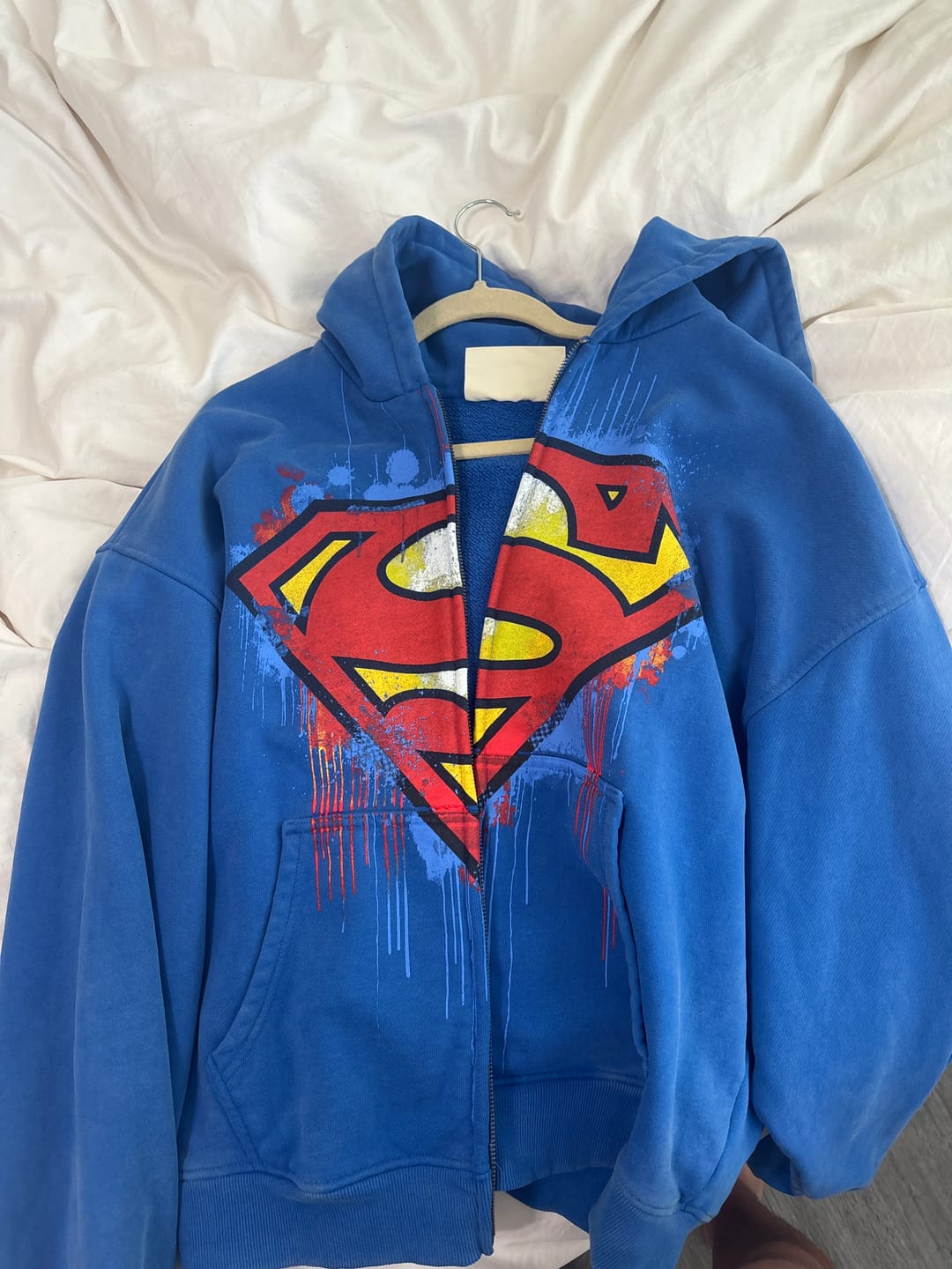 Customer photo review of 5011 - Superman Drip Zip-Ups