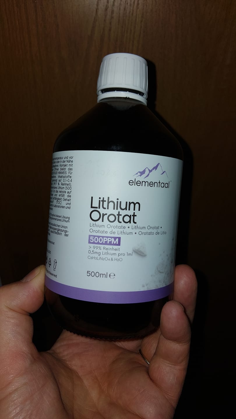 Customer photo review of Elementaal® Lithium Orotat | inkl. Dosierspritze, Messbecher & Pipette