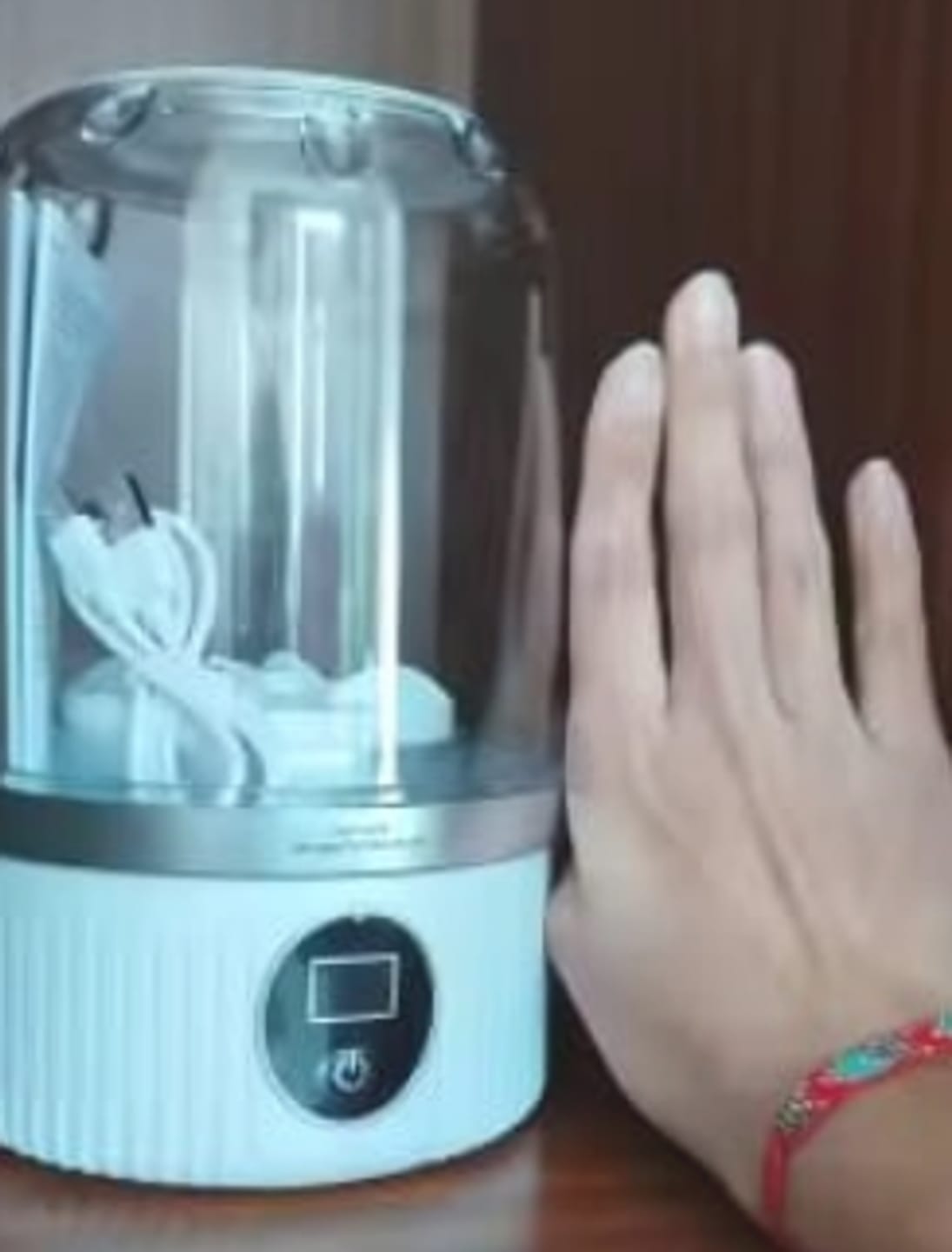 Customer photo review of Velora™ Mini Lavadora Eléctrica Portátil