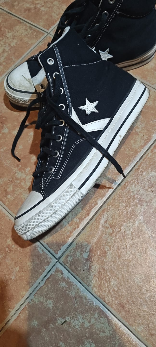 Customer photo review of Zapatillas Converse Star Player 76 Hi Negro Blanco
