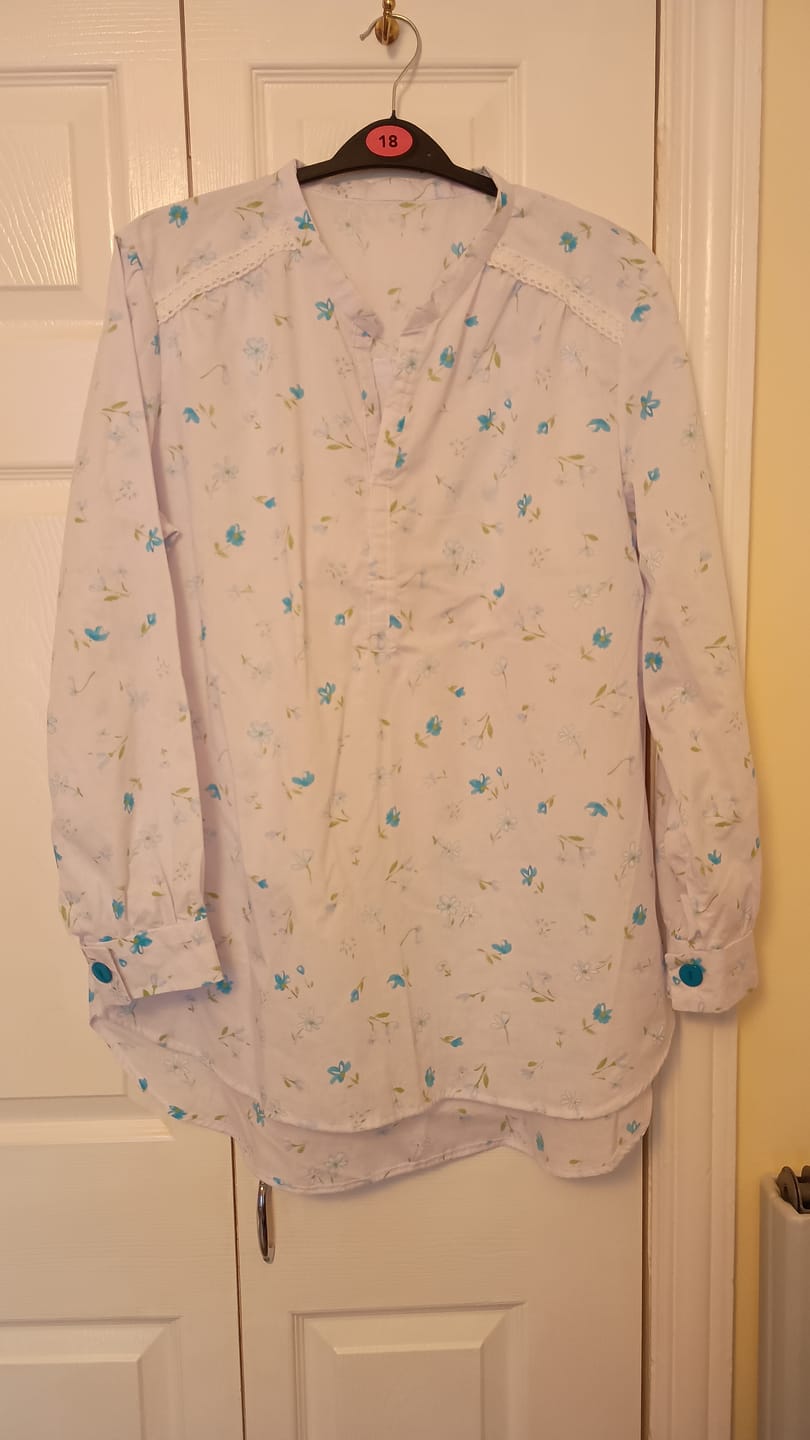 Customer photo review of Flower Drawings Polycotton Fabric