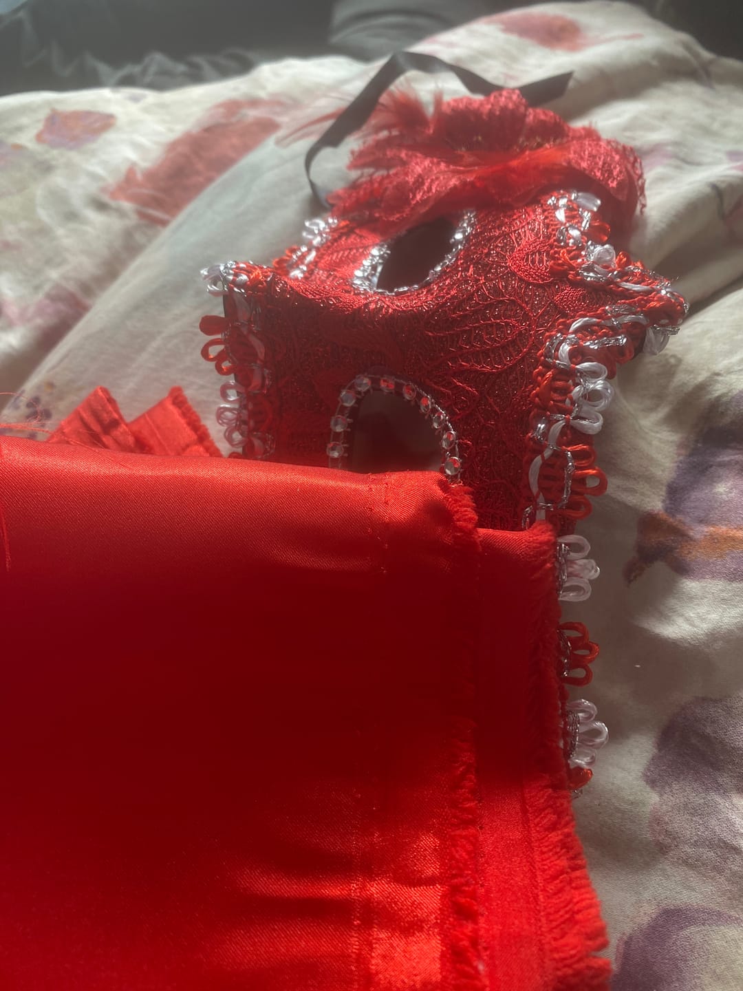 Customer photo review of Liquid Satin Fabric