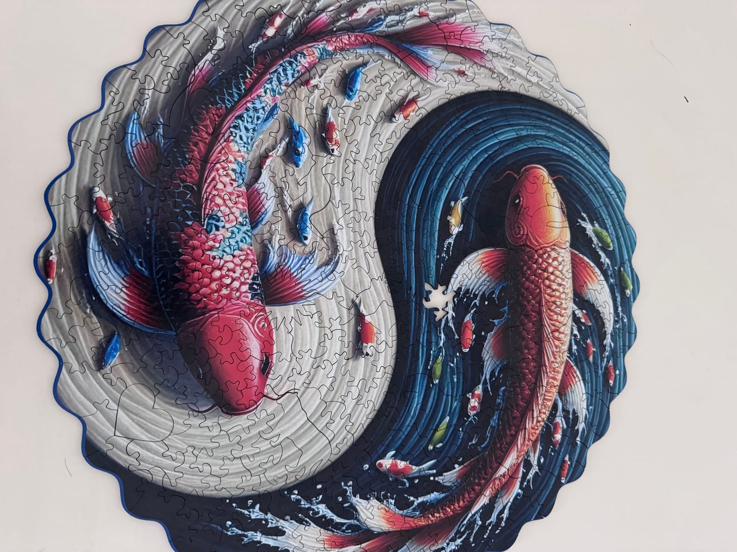 Customer photo review of Koi Yin Yang - Ahşap Puzzle
