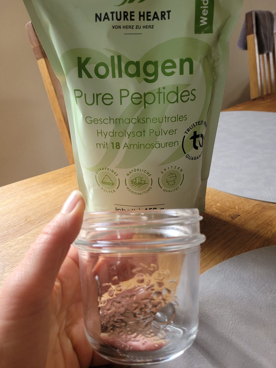 Customer photo review of Kollagen GLAS | by Fabian Kowallik