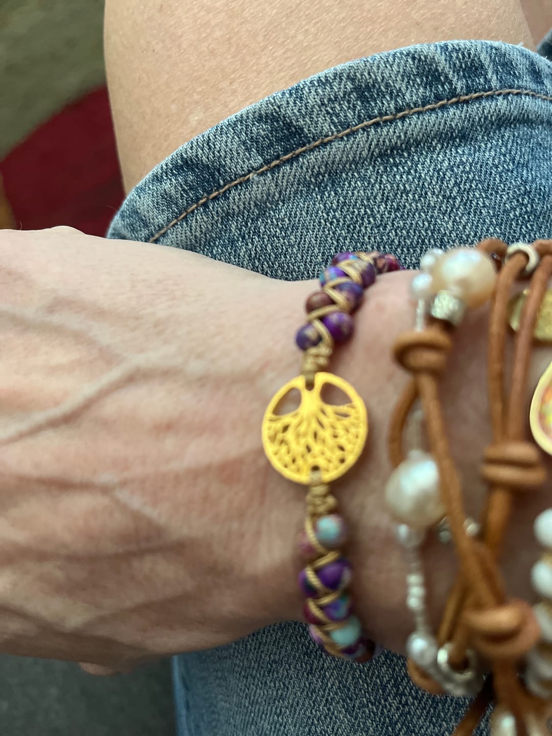 Customer photo review of Tree of Life Protection Bracelet