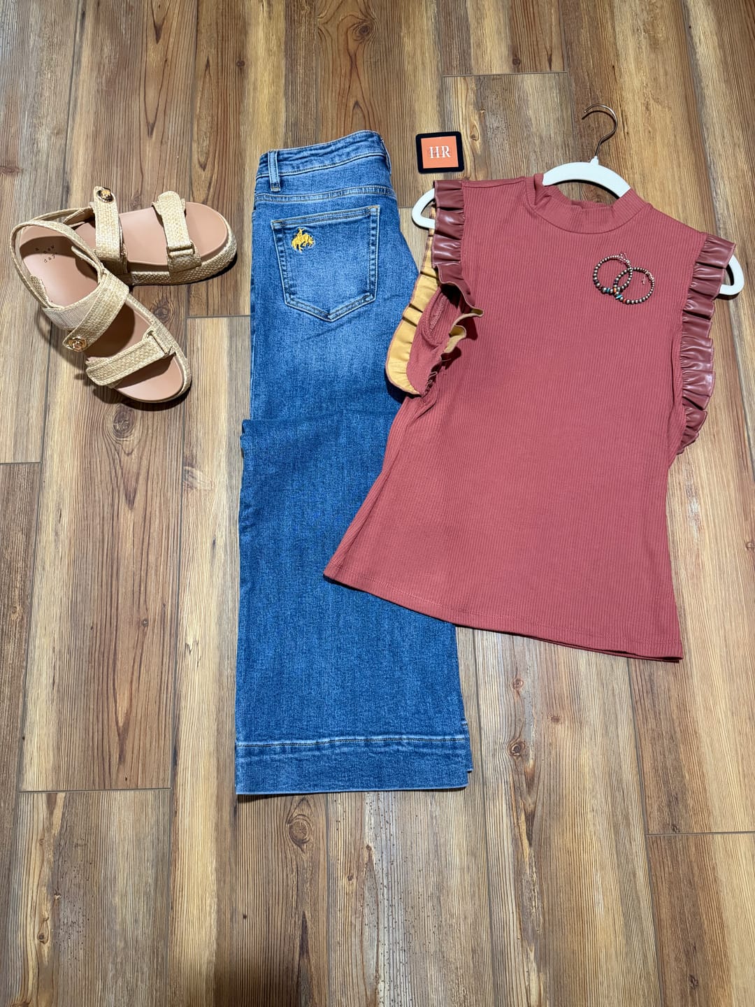 Customer photo review of Rodeo Rose Cowboy Jeans