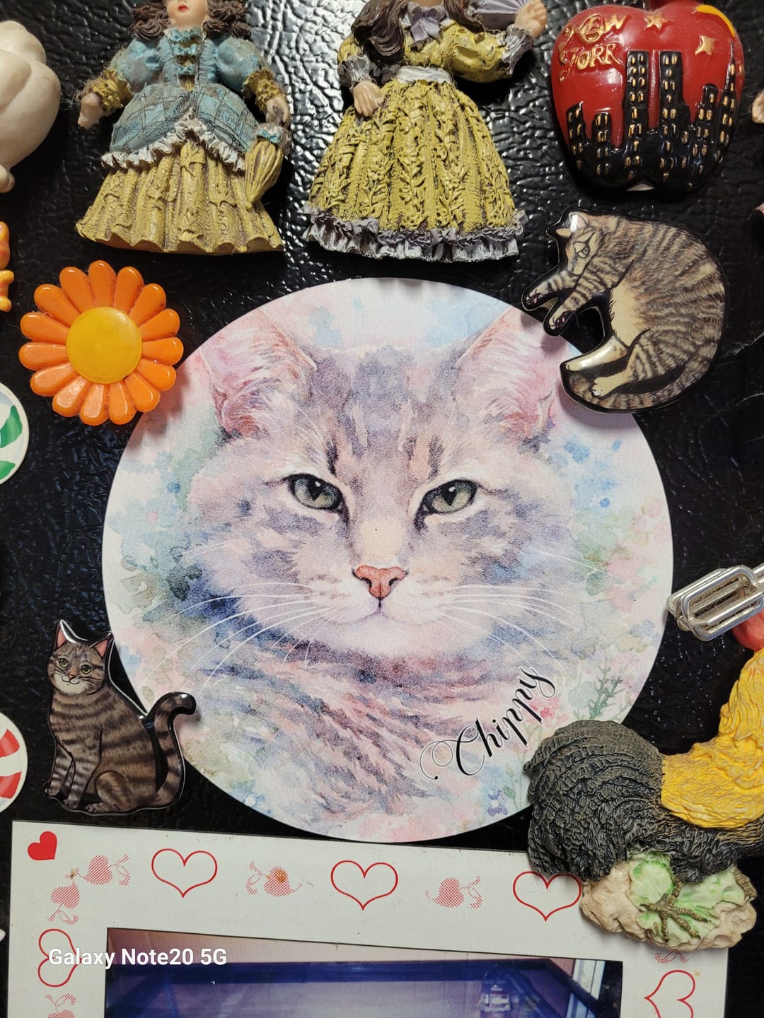 Customer photo review of Watercolor - Personalized Car Magnet