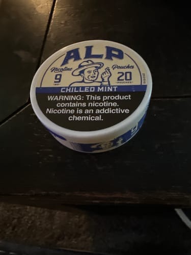 Customer photo review of Chilled Mint Nicotine Pouches
