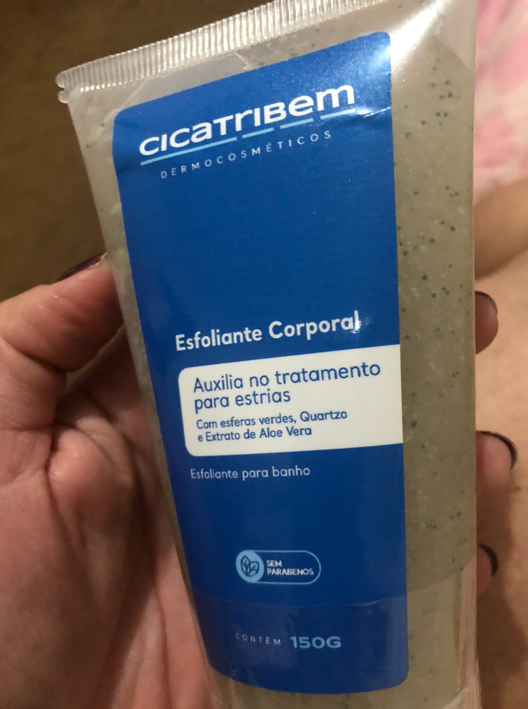 Customer photo review of Esfoliante Corporal - Tratamento para estrias