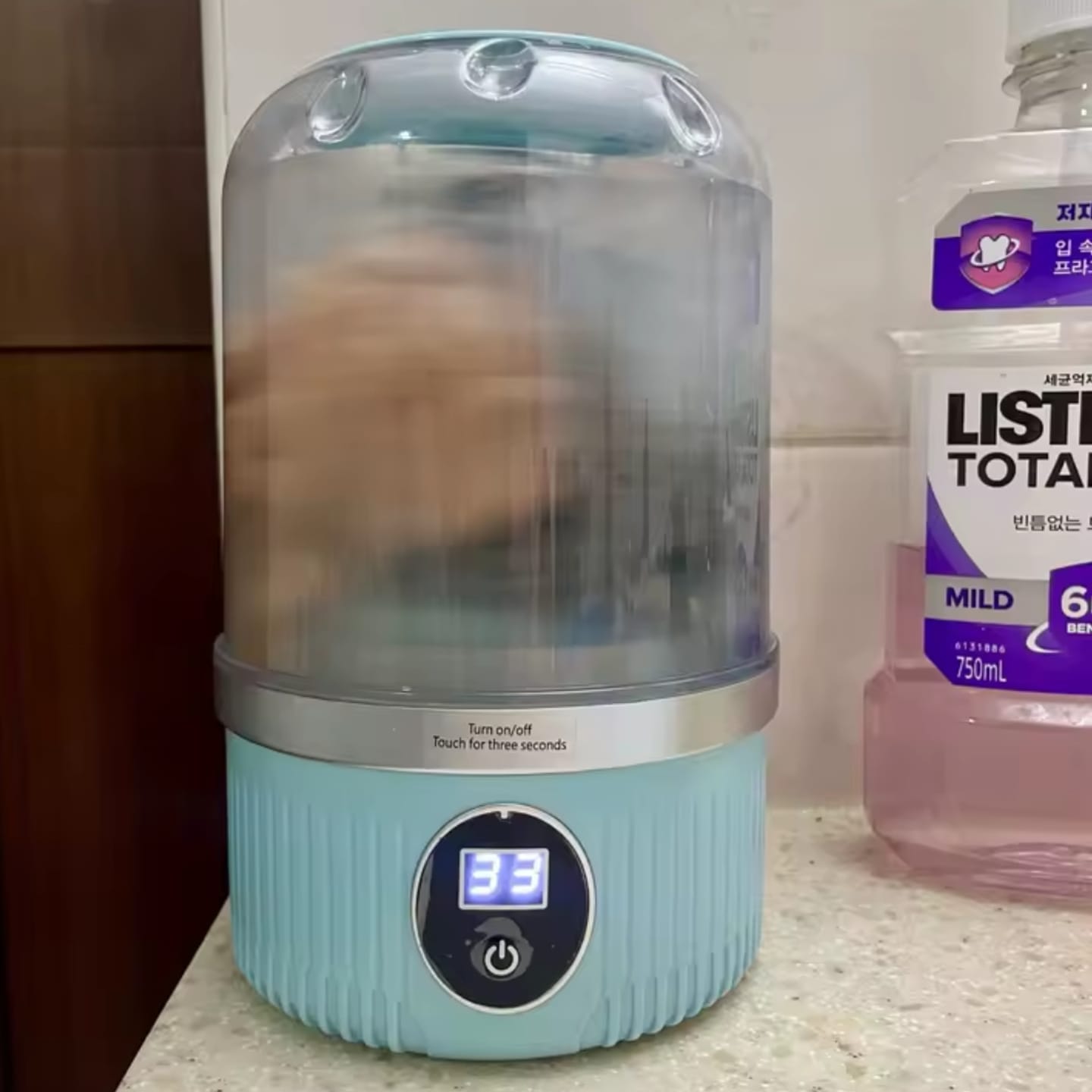Customer photo review of Velora™ Mini Lavadora Eléctrica Portátil
