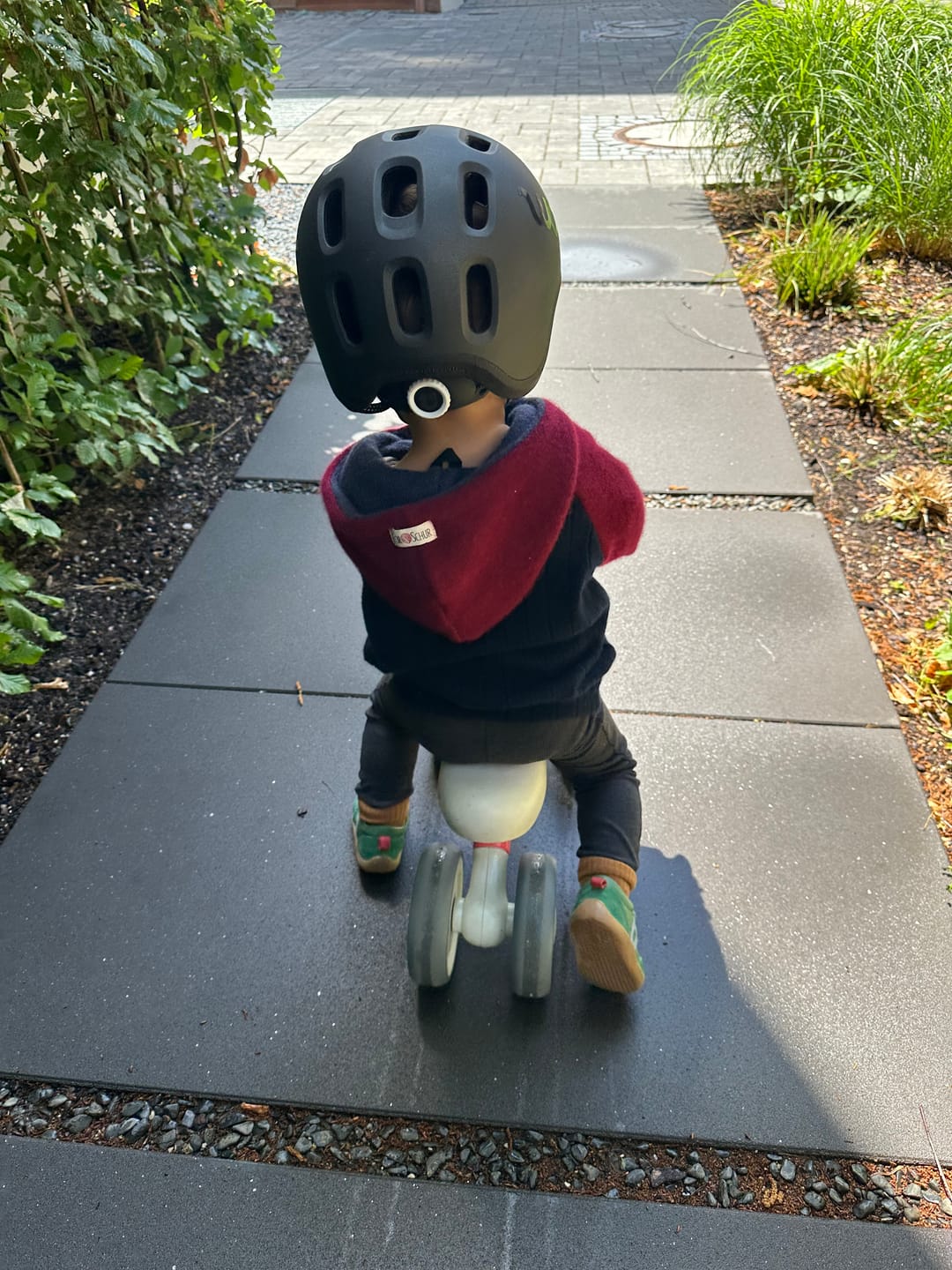 Customer photo review of Kaschmir Baby Kapuzenjacke Blau Gr. 86/92