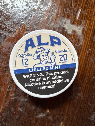 Customer photo review of Chilled Mint Nicotine Pouches