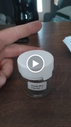 Customer video review of Biscotti Mintz 31% THCA