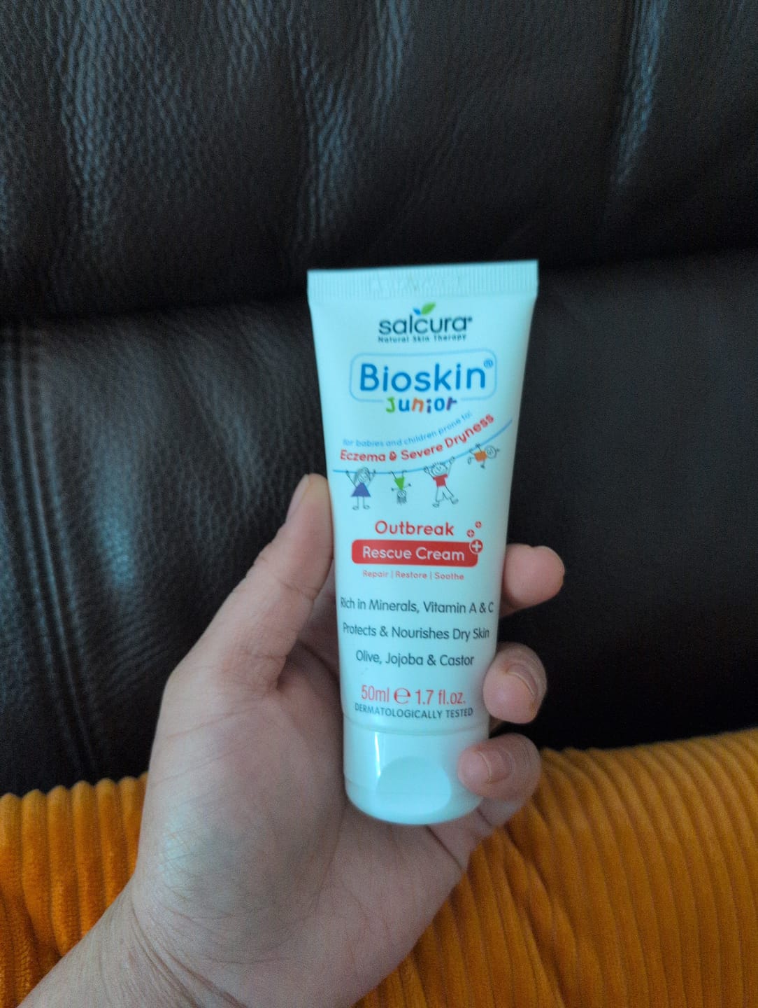 Customer photo review of Bioskin Junior Outbreak Rescue Cream