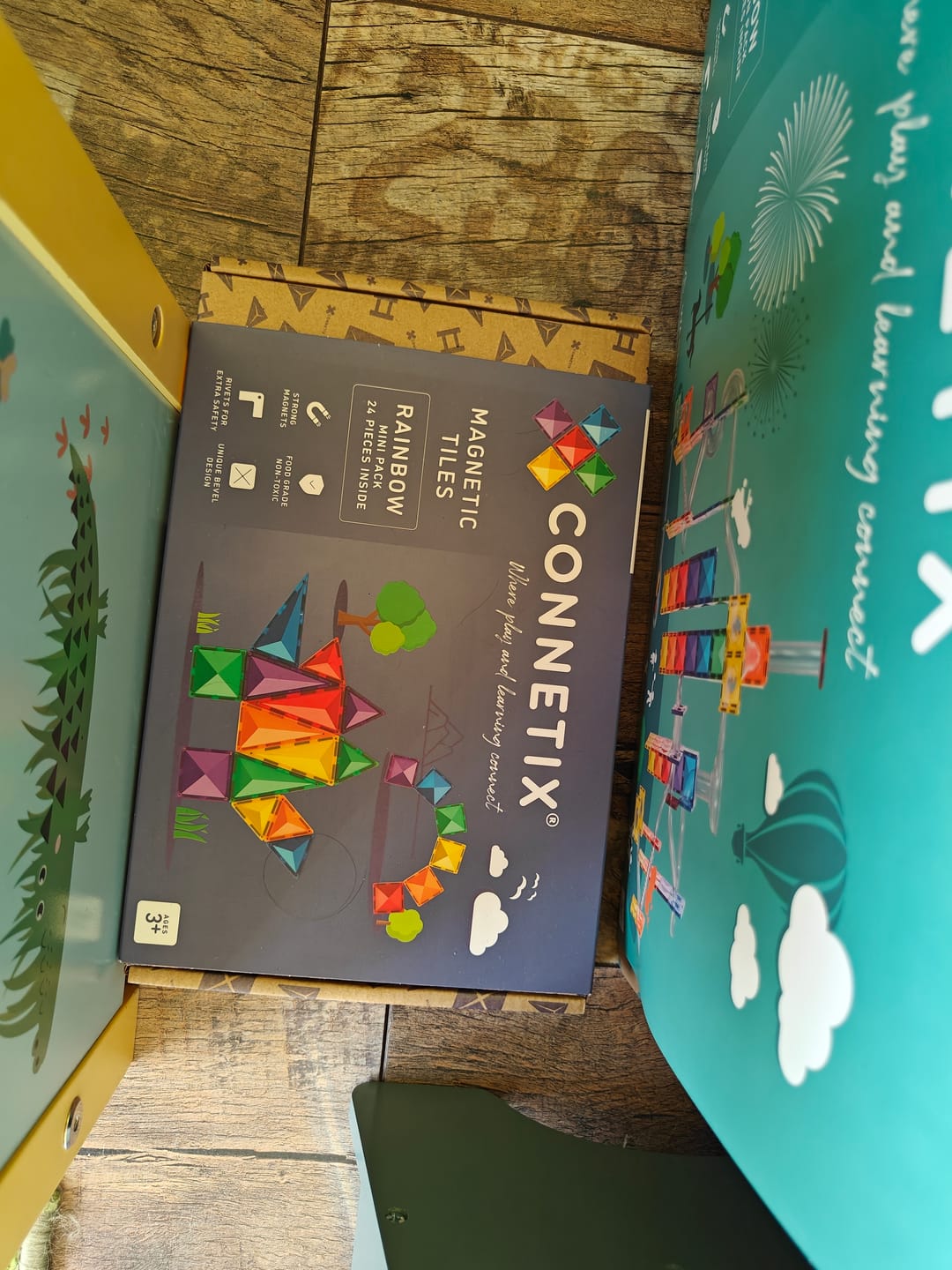 Customer photo review of CONNETIX mágneses építőjáték (szivárvány) - Mini Pack (24 db)