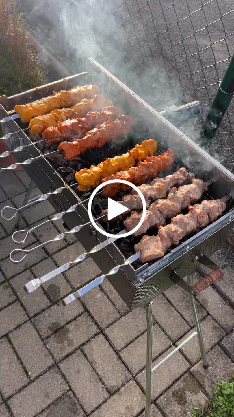 Customer video review of Hähnchen-Schaschlik Original – zart mariniert & grillfertig | mySchaschlik
